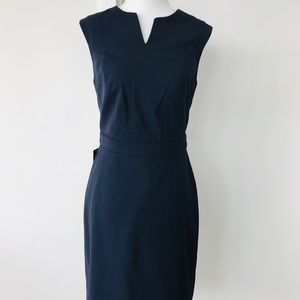 THE LIMITED Navy V-Neck Sheath Dress
